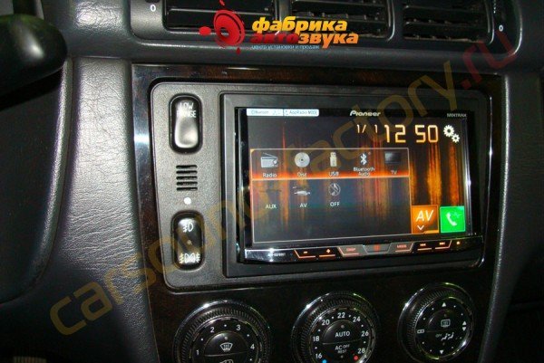 установка автомагнитолы Pioneer AVH-X5700BT Pioneer AVH-X5700BT Volvo S 80