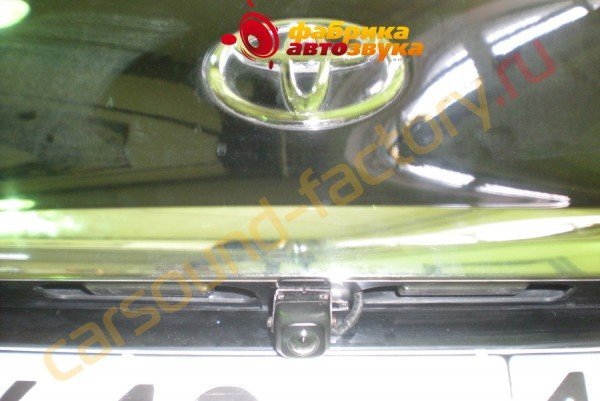 подключение японской камеры заднего обзора Japan Toyota Land Cruiser Prado 120