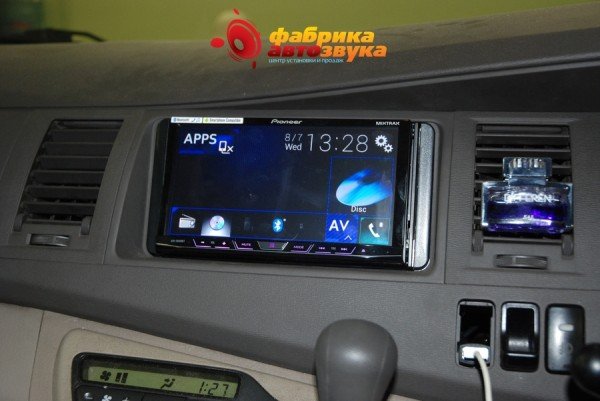 подключение головного устройства Pioneer Toyota Isis