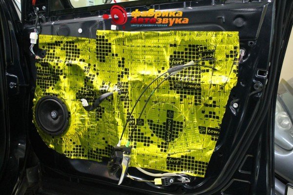 шумоизоляция дверей автомобиля - Toyota Rav 4 IV (2013+)