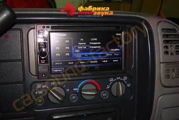 установка автомагнитолы Kenwood DDX3051 Chevrolet Suburban