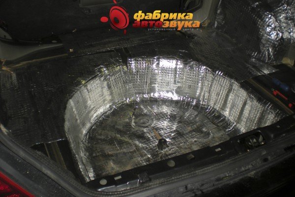 Шумоизоляция багажного отделения SGM Nissan Teana