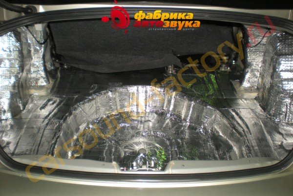 шумоизоляция багажника SGM Mitsubishi Lancer X