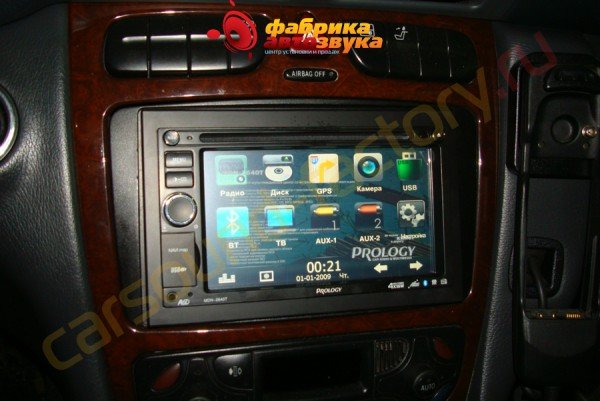 установка автомагнитолы Prology Prology Merсedes C class
