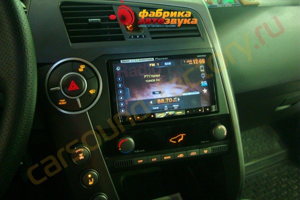 установка автомагнитолы Pioneer AVH-X8500BT Pioneer AVH-X8500BT SsangYong Kyron