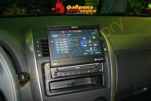 Установка автомагнитолы Prology MDD-70 Prology MDD-70 Toyota Corolla