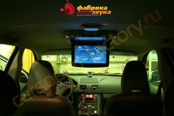 установка монитора AVIS Volvo XC 90