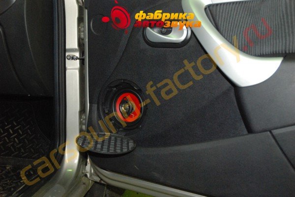 Установка акустики Magnat Renault Sandero