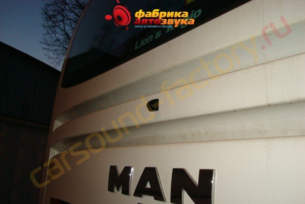 установка камеры заднего вида AVIS MAN Lion's Regio