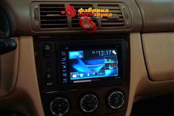 установка автомагнитолы Pioneer Merсedes ML