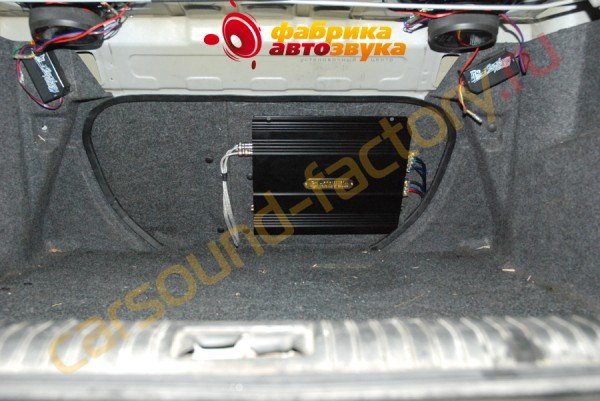 установка усилителя DLS CA450i DLS CA450i Daewoo Leganza