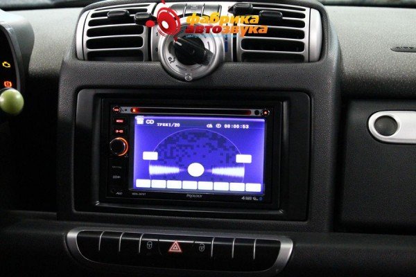 установка автомагнитолы prology Prology Merсedes Smart