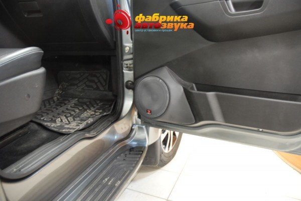 изготовление подиума под динамик Focal UAZ Patriot