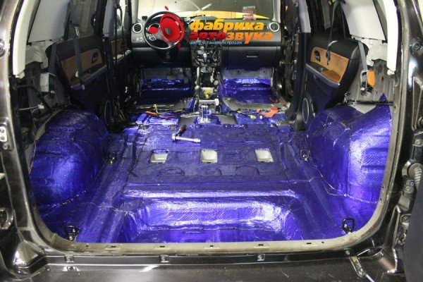 шумоизоляция пола смартмат Suzuki Grand Vitara