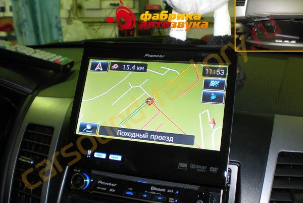 Инсталляция автомагнитолы Pioneer Navgate 52BT Pioneer Navgate 52BT Citroen C-Crosser