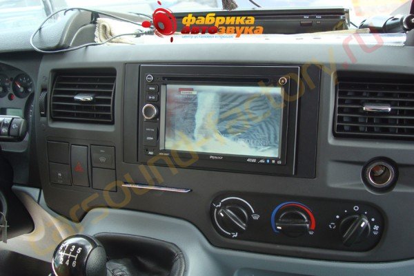 Установка головного устройства Prology MDN-2640T Prology MDN-2640T Ford Transit