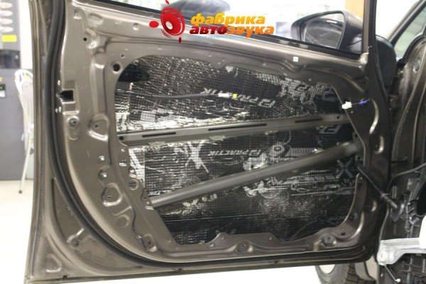 шумоизоляция дверей Практик Kia Ceed