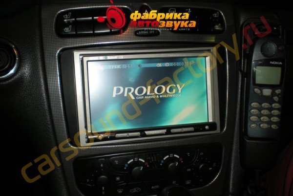 установка автомагнитолы Prology Prology DVS-2135 Merсedes C class