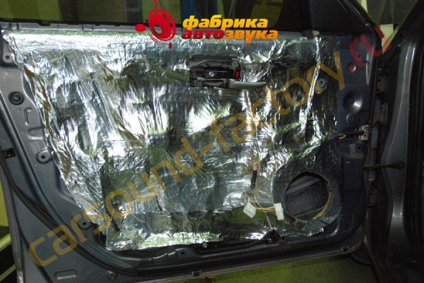 Шумоизоляция дверей SGM Mazda 3