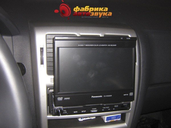 Установка магнитолы Panasonic CQ-VD5005W5 Panasonic CQ-VD5005W5 Hyundai Getz