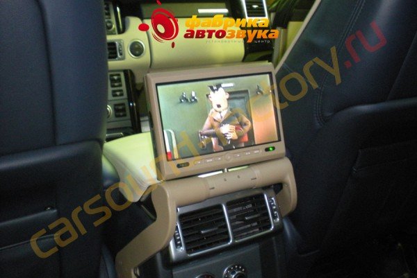 монитор в консоль подлокотника AVIS Land Rover Range Rover Vogue