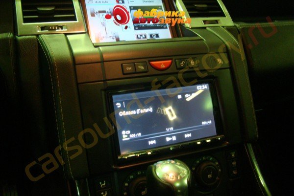 установка автомагнитолы Sony XAV-741 Land Rover Range Rover Sport