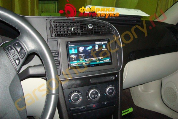 установка автомагнитолы JVC KW-AVX840 JVC KW-AVX840 Saab 9-3
