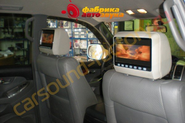 подголовники с монитором AVIS AVIS Toyota Land Cruiser Prado 120