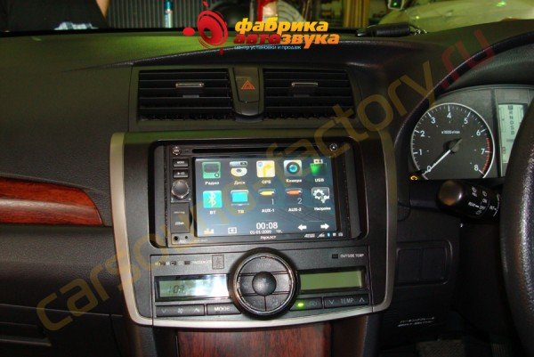 Установка головного устройства Prology MDN-2640T Prology MDN-2640T Toyota Allion