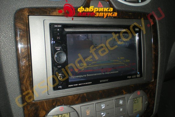установка автомагнитолы SONY XAV-E622 SONY XAV-E622 Ford Focus 2