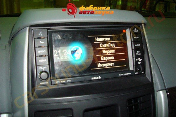 Навигация и интернет на штатный монитор - Dodge Grand Caravan 2011