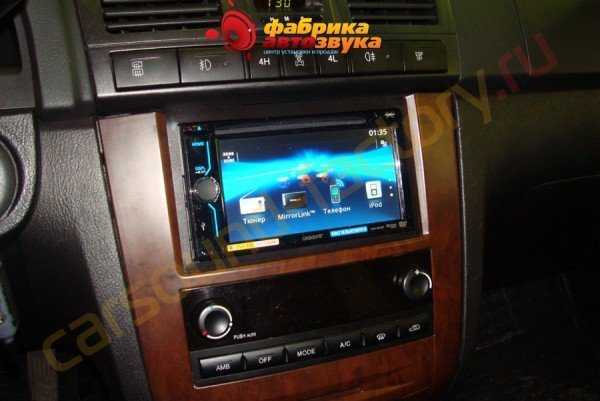 установка магнитолы Sony XAV-601Bt Sony XAV-601Bt SsangYong Rexton