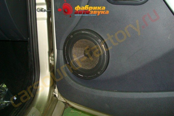 установка акустики Focal 165FX Focal 165FX Renault Sandero