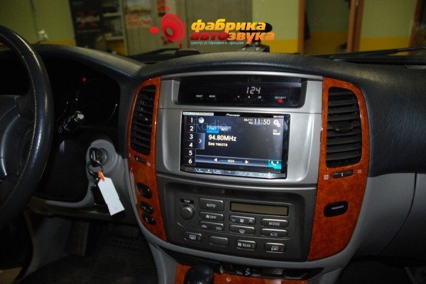 подключение автомагнитолы Pioneer AVH-X8700BT Toyota Land Cruiser 100 (80, 105)