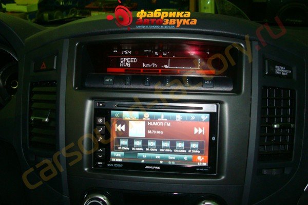 автомагнитола Alpine INE-W970BT Alpine INE-W970BT Mitsubishi Pajero 4
