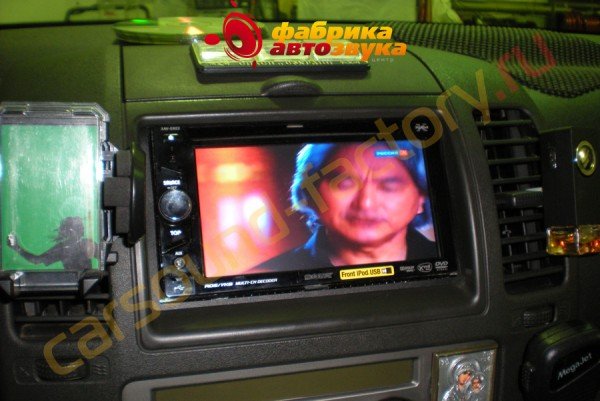 подключение цифрового тв-тюнера к автомагнитоле AVIS AVS2000DVB Nissan Navara