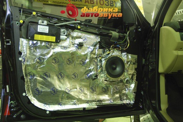 Шумоизоляция дверей STP BMW X5