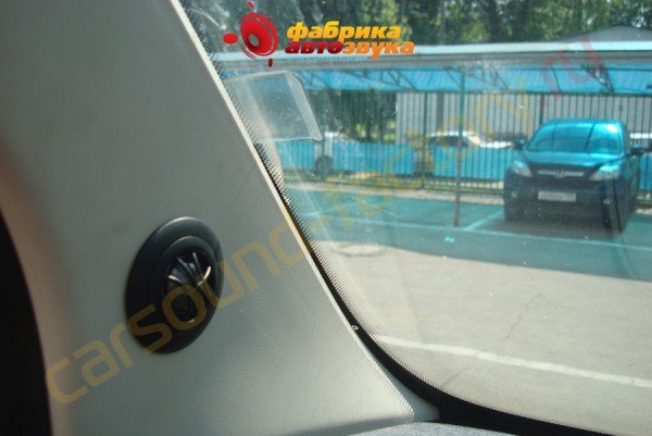 Установка высокочастотного динамика DLS Fiat Ducato