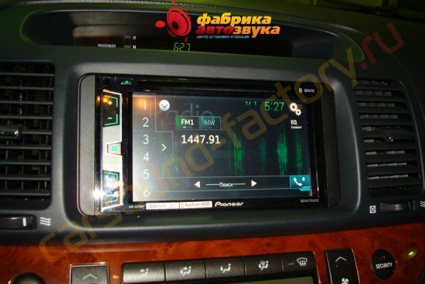 установка автомагнитолы Pioneer AVH-X2700BT Pioneer AVH-X2700BT Toyota Camry