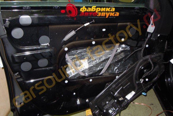 Виброизоляция дверей SGM Jaguar XF