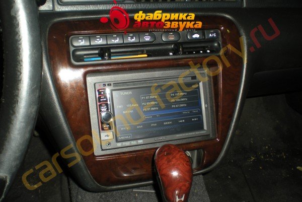 Установка автомагнитолы Kenwood DDX4058BT Kenwood DDX4058BT Honda Prelude