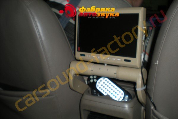 установка монитора в подлокотник AVIS Ford Explorer