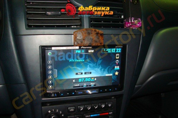 установка автомагнитолы Pioneer AVH-P8400BT Pioneer AVH-P8400BT Nissan Almera