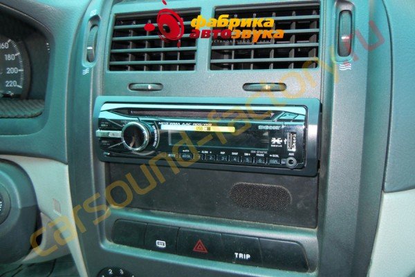Установка магнитолы Sony CDX-GT447UE Kia Cerato
