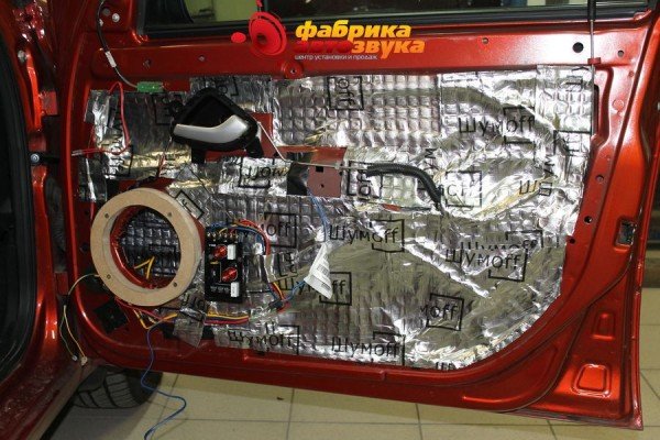 шумоизоляция дверей Шумофф Datsun On-Do
