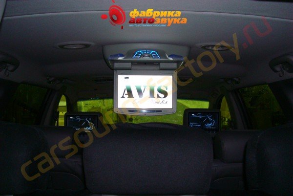 потолочный монитор AVIS SsangYong Stavic