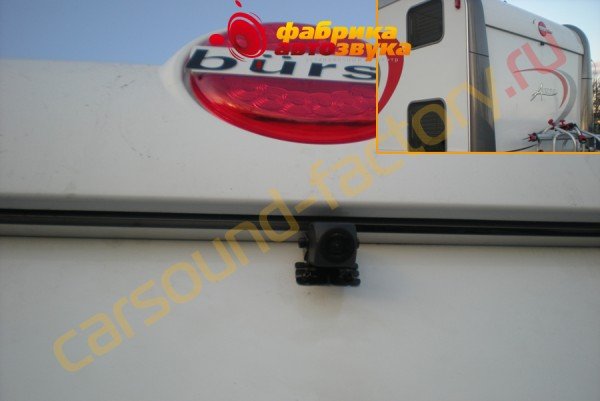 установка камеры заднего вида Pioneer ND-BC001S Pioneer ND-BC001S Fiat Ducato