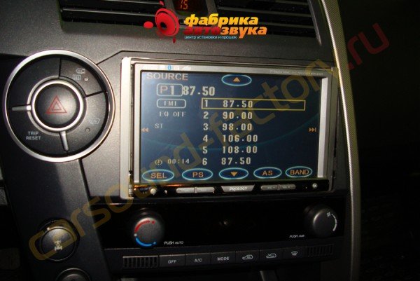 установка автомагнитолы Prology MDN-2740T Prology MDN-2740T SsangYong Kyron