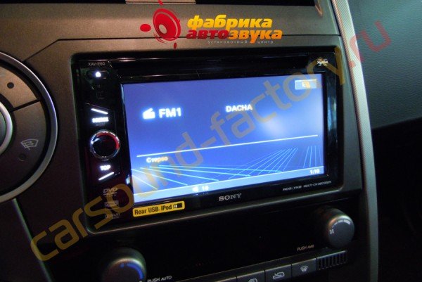Установка магнитолы SONY SONY XAV-E60 SsangYong Kyron