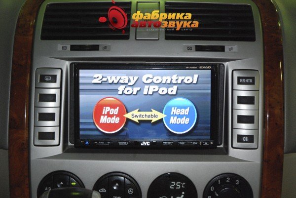 Установка магнитолы JVC JVC KW-AVX820EE Kia Carnival